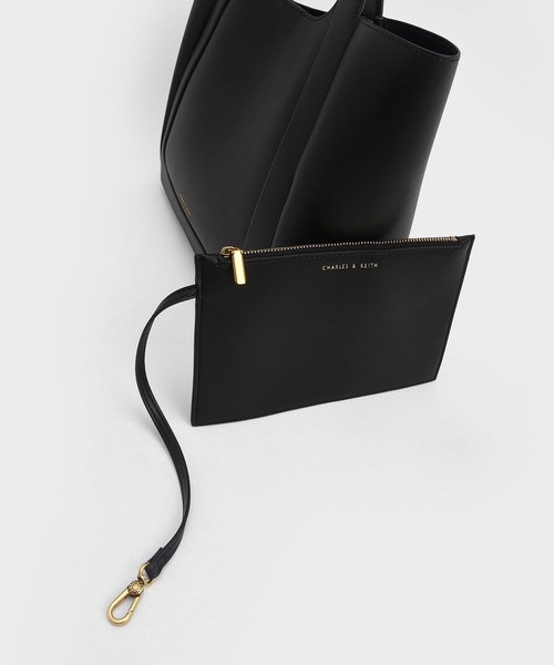 CHARLES & KEITH（チャールズ & キース）の「ノヴァ ラージトートバッグ / Nova Large Tote Bag（トートバッグ・レディース・グリーン/マルチ/ブラック・XL）」の7枚目の写真