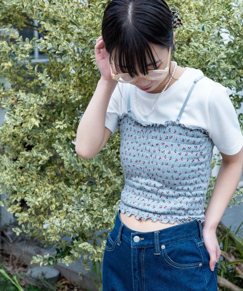 WEGO（ウィゴー）の「WEGO/2WAYカップインシャーリングキャミソール（キャミソール・レディース・その他1/その他2/パープル系その他2・SMALL/MEDIUM）」の8枚目の写真