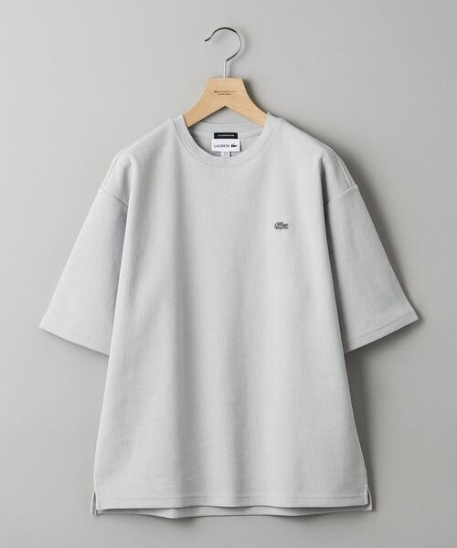 LACOSTE（ラコステ）の「【別注】 ＜LACOSTE（ラコステ）＞ 1TONE S/S T/Tシャツ（Tシャツ/カットソー・メンズ・ホワイト/ベージュ/ネイビー/グレー/ダークグレー/ケリー/ライラック/ライトブルー・S/M/L/XL）」の21枚目の写真