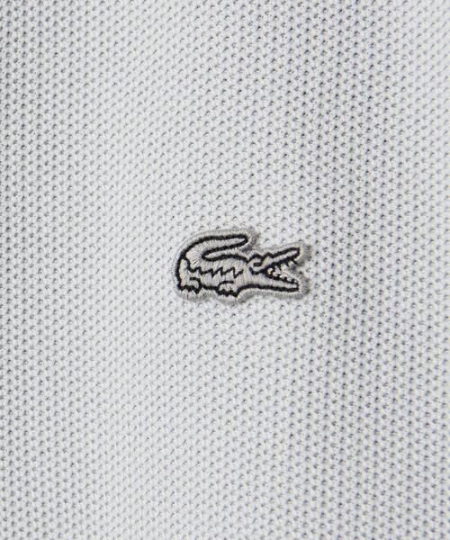 LACOSTE（ラコステ）の「【別注】 ＜LACOSTE（ラコステ）＞ 1TONE S/S T/Tシャツ（Tシャツ/カットソー・メンズ・ホワイト/ベージュ/ネイビー/グレー/ダークグレー/ケリー/ライラック/ライトブルー・S/M/L/XL）」の22枚目の写真