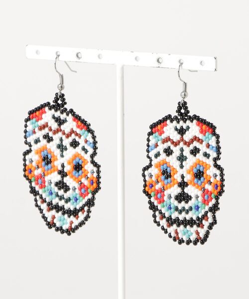 TIME WILL TELL WORKS(タイムウィルテルワークス)の「DAY OF THE DEAD EARRINGS(ピアス(両耳用)・レディース・その他1・ONE SIZE)」の1枚目の写真