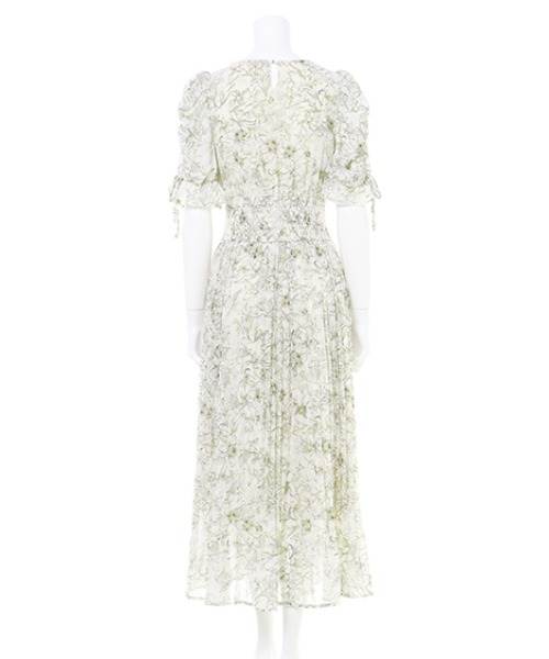 INGNI(イング)の「花柄Vネックプリーツ/ワンピース(ワンピース・レディース・アイボリー/グレー/ピンク/ブラック・M)」の14枚目の写真