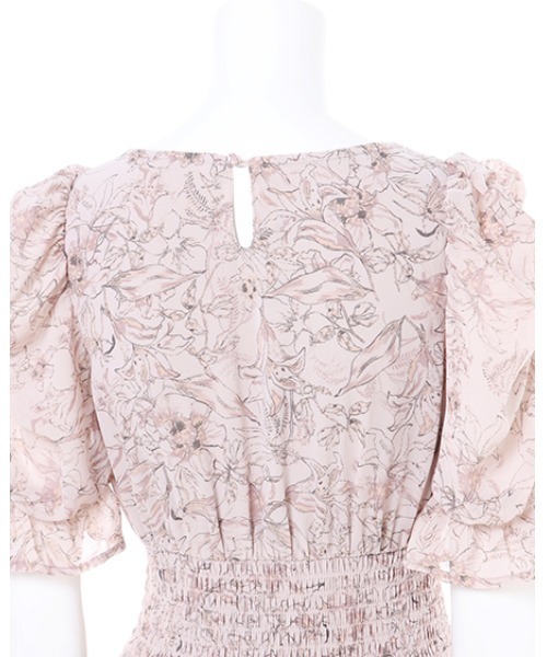 INGNI(イング)の「花柄Vネックプリーツ/ワンピース(ワンピース・レディース・アイボリー/グレー/ピンク/ブラック・M)」の21枚目の写真