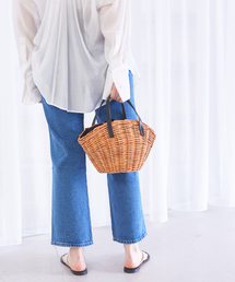 The Bagmati | 【BAGMATI】 レザーカゴバッグ(かごバッグ)