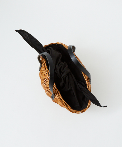 The Bagmati（ザバグマティ）の「【BAGMATI】 レザーカゴバッグ（かごバッグ・レディース・ブラック・フリー）」の12枚目の写真