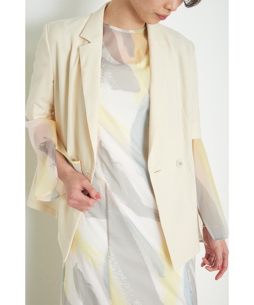 【emmiatelier】ハーフスリーブジャケット
