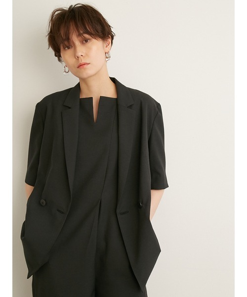【emmiatelier】ハーフスリーブジャケット