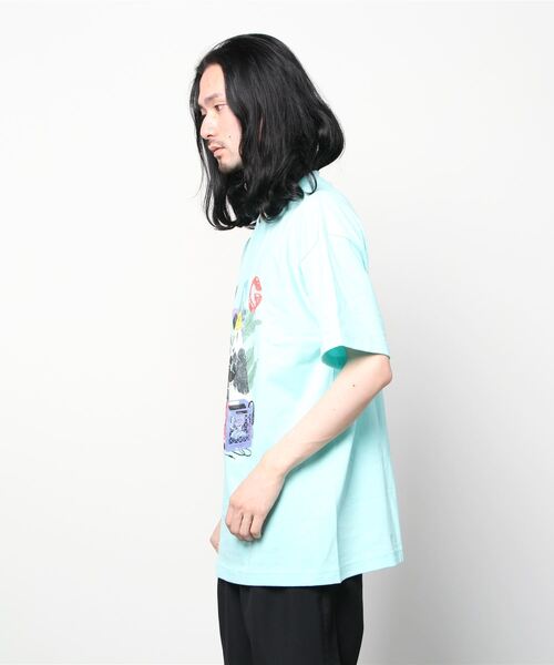 LRG(エルアールジー)の「LRG パンダアニマルクリエイトディガー プリントTシャツ(Tシャツ/カットソー・メンズ・ブルーグリーン/シルバー・L/M/XL)」の11枚目の写真