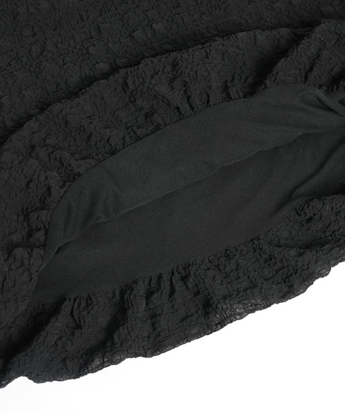 AMELY（エミリー）の「シフォンパフスリーブ トップス（シャツ/ブラウス・レディース・ベージュ/ブラック・FREE）」の17枚目の写真