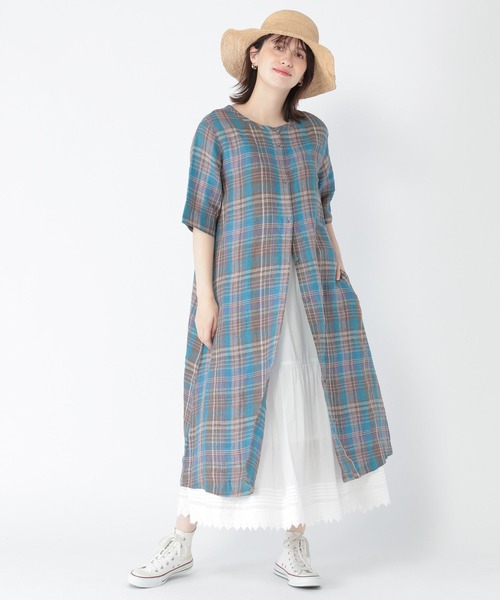 studio CLIP（スタディオクリップ）の「コットンボイルレーススカート（スカート・レディース・ブラック/オフホワイト/ラベンダー・FREE）」の4枚目の写真