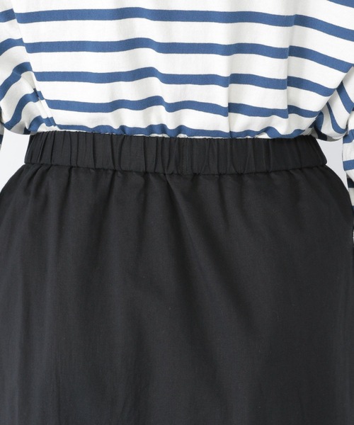 studio CLIP（スタディオクリップ）の「コットンボイルレーススカート（スカート・レディース・ブラック/オフホワイト/ラベンダー・FREE）」の8枚目の写真