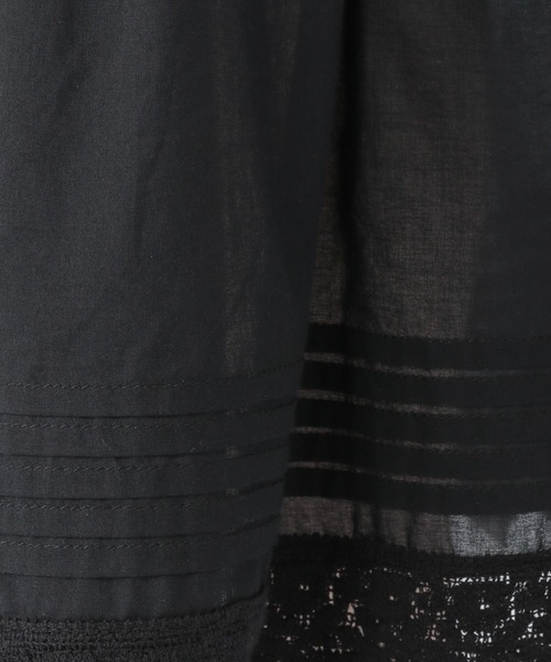 studio CLIP（スタディオクリップ）の「コットンボイルレーススカート（スカート・レディース・ブラック/オフホワイト/ラベンダー・FREE）」の11枚目の写真