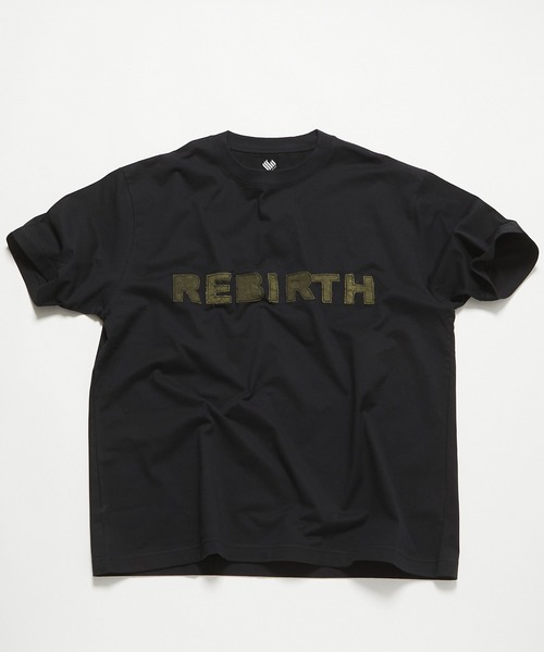 REBIRTH PROJECT(リバースプロジェクト)の「【ユニセックスアイテム】REBIRTH PROJECT/リバースプロジェクト AIRBACK ロゴTシャツ【SOUL COTTON/ソウルコットン】【AIRBACK/エアバック】(Tシャツ/カットソー・メンズ・グレー/バーガンディー/オレンジ/パープル/ネイビー/ブルー/ベージュ/ブラック・S/M/L/XL/XXL)」の2枚目の写真