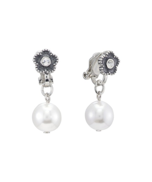 MARY QUANT（マリークワント）の「ラメエポビジューデイジー イヤリング（イヤリング・レディース・シルバー/ゴールド/ピンクゴールド・FREE）」の4枚目の写真