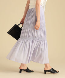 Ray BEAMS | Ray BEAMS / ピンタック シャーリング スカート(スカート)