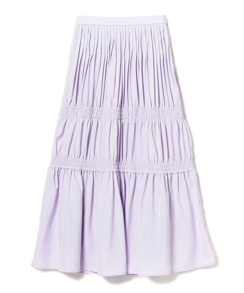 Ray BEAMS（レイビームス）の「Ray BEAMS / ピンタック シャーリング スカート（スカート・レディース・ブラック/ラベンダー・1/0）」の18枚目の写真