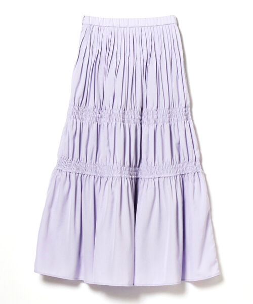 Ray BEAMS（レイビームス）の「Ray BEAMS / ピンタック シャーリング スカート（スカート・レディース・ブラック/ラベンダー・1/0）」の22枚目の写真