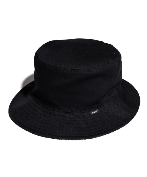glamb（グラム）の「Reversible Bucket Hat / リバーシブルバケットハット（ハット・メンズ・ワイン系/ブラック×ブラック・M/L）」の4枚目の写真