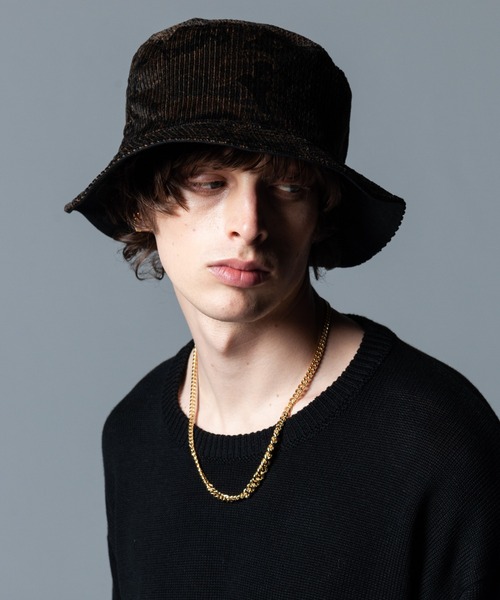 glamb（グラム）の「Reversible Bucket Hat / リバーシブルバケットハット（ハット・メンズ・ワイン系/ブラック×ブラック・M/L）」の12枚目の写真