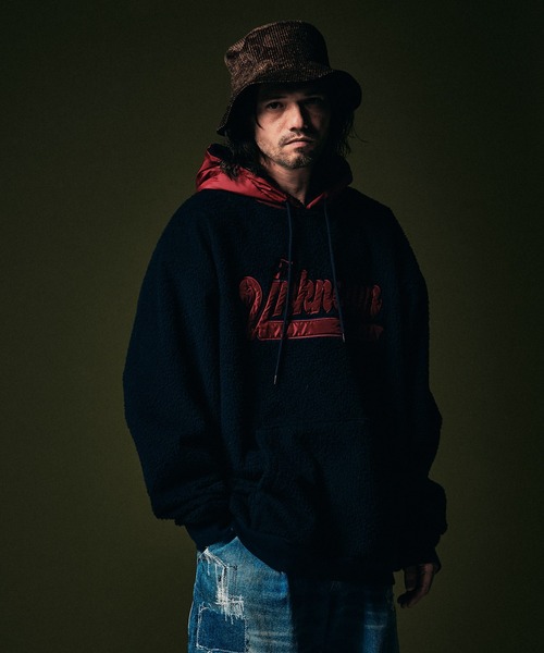 glamb（グラム）の「Reversible Bucket Hat / リバーシブルバケットハット（ハット・メンズ・ワイン系/ブラック×ブラック・M/L）」の14枚目の写真