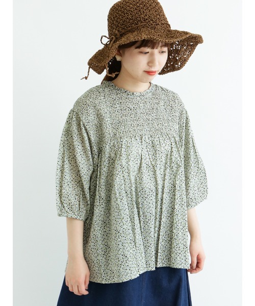 Samansa Mos2(サマンサ モスモス)の「ペーパーワイドハット(ハット・レディース・ベージュ/ブラウン・フリ-)」の8枚目の写真