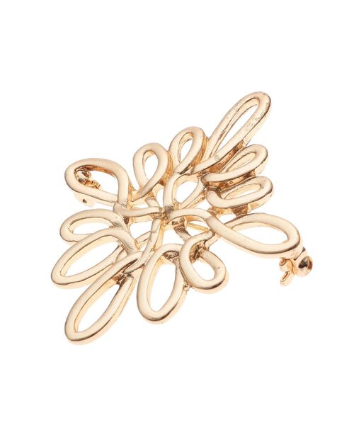 dazzlin（ダズリン）の「【G】フラワーライクブローチ（ブローチ/コサージュ・レディース・ゴールド・FREE）」の2枚目の写真