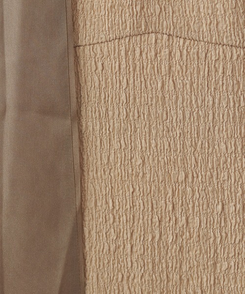 natural couture(ナチュラルクチュール)の「WEB限定/ラメシアーボータイポコポコカットワンピース(ワンピース・レディース・ブラック/ブラウン/ベージュ・FREE)」の5枚目の写真