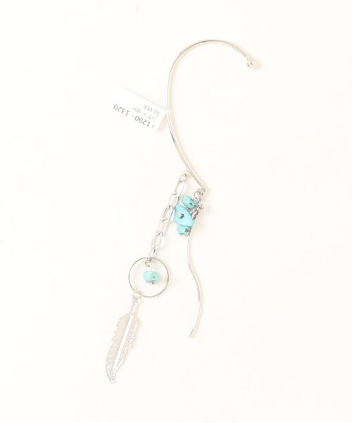 チャイハネ（チャイハネ）の「【チャイハネ】メタルフェザーイヤーフック（イヤーカフ・レディース・シルバー/ゴールド・FREE）」の5枚目の写真