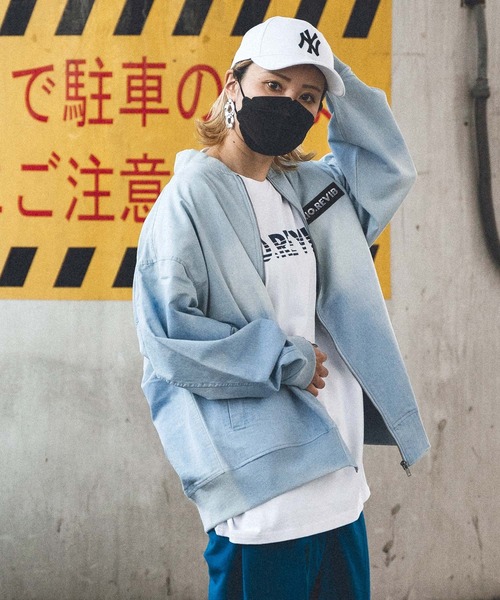 TopIsm（トップイズム）の「RIO.REVIB デニムMA-1（MA-1・メンズ・ネイビー/サックスブルー/ブルー系その他・XL/L）」の3枚目の写真