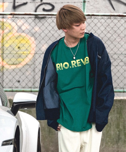 TopIsm（トップイズム）の「RIO.REVIB デニムMA-1（MA-1・メンズ・ネイビー/サックスブルー/ブルー系その他・XL/L）」の9枚目の写真