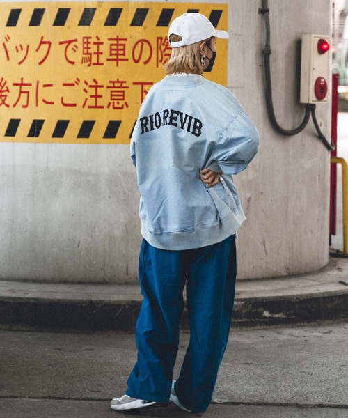 TopIsm（トップイズム）の「RIO.REVIB デニムMA-1（MA-1・メンズ・ネイビー/サックスブルー/ブルー系その他・XL/L）」の16枚目の写真