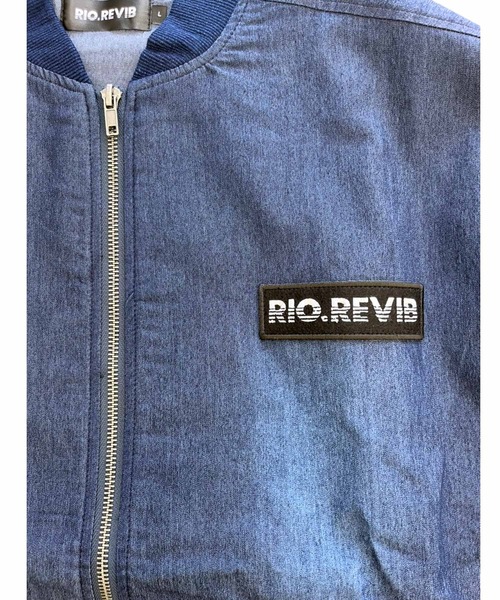 TopIsm（トップイズム）の「RIO.REVIB デニムMA-1（MA-1・メンズ・ネイビー/サックスブルー/ブルー系その他・XL/L）」の21枚目の写真