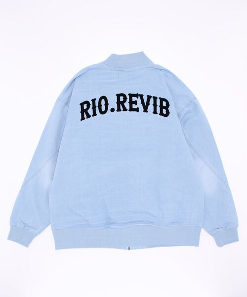 TopIsm（トップイズム）の「RIO.REVIB デニムMA-1（MA-1・メンズ・ネイビー/サックスブルー/ブルー系その他・XL/L）」の8枚目の写真