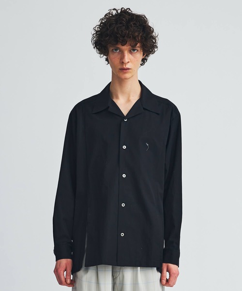 UJOH（ウジョー）の「STUDIOUS別注 Open Collar Slit Shirts