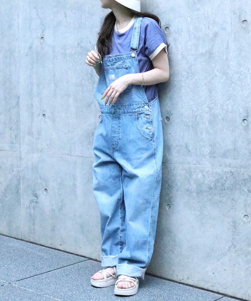 HONEYSUCKLE ROSE(ハニーサックルローズ)の「【HONEYSUCKLE ROSE】リンガーフレンチスリーブ(Tシャツ/カットソー・レディース・ブルー/ホワイト・M/L)」の5枚目の写真