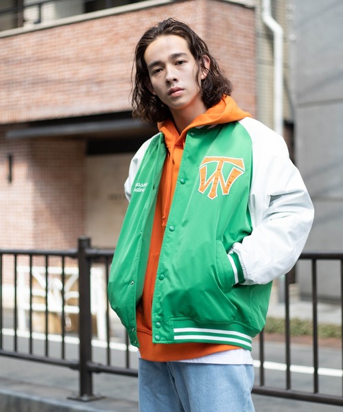 WEGO（ウィゴー）の「WEGO/WEGO/リバーシブル ワッペンスタジャン