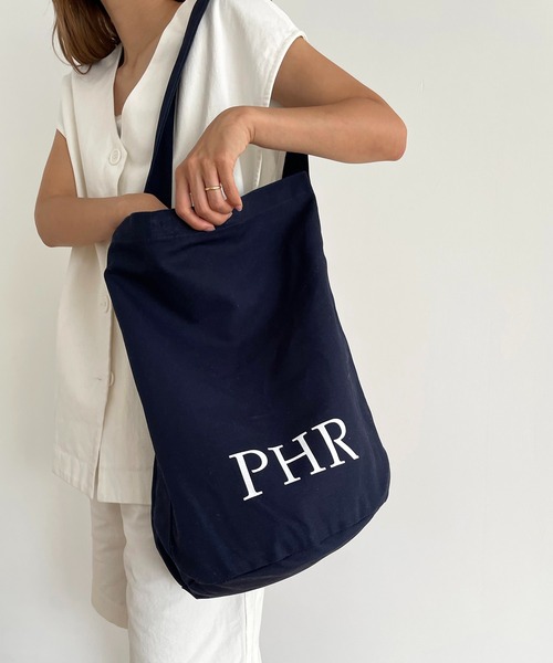CANAL JEAN(キャナルジーン)の「RCW BLUE LABEL(ブルーレーベル) "PHR"ショルダーキャンバスバッグ(トートバッグ・レディース・ネイビー/ナチュラル・ONE SIZE)」の1枚目の写真