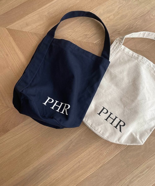 CANAL JEAN(キャナルジーン)の「RCW BLUE LABEL(ブルーレーベル) "PHR"ショルダーキャンバスバッグ(トートバッグ・レディース・ネイビー/ナチュラル・ONE SIZE)」の3枚目の写真