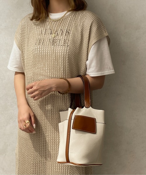 apres jour clair(アプレジュールクレア)の「【apres jour clair】メッシュニットワンピース【ZOZOTOWN限定アイテム】(ワンピース・レディース・アイボリー/グリーン/ベージュ・X-LARGE/フリー)」の15枚目の写真
