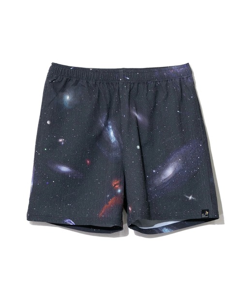 go slow caravan（ゴースローキャラバン）の「4WAYストレッチサッカー総柄プリントイージーショーツ（その他パンツ・メンズ・その他1/ブラック系その他/パープル系その他・MEDIUM/X-LARGE/LARGE）」の2枚目の写真