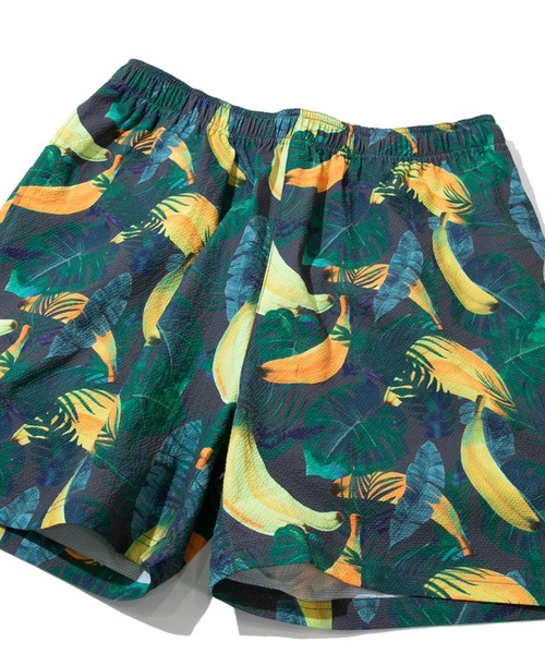 go slow caravan（ゴースローキャラバン）の「4WAYストレッチサッカー総柄プリントイージーショーツ（その他パンツ・メンズ・その他1/ブラック系その他/パープル系その他・MEDIUM/X-LARGE/LARGE）」の5枚目の写真