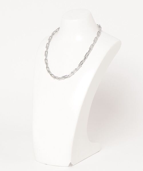 LEGENDA（レジェンダ）の「Connected Chain Necklace＆Pierce（ネックレス・メンズ・シルバー×ゴールド・FREE）」の8枚目の写真