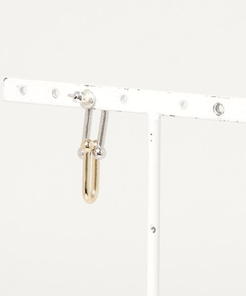 LEGENDA（レジェンダ）の「Connected Chain Necklace＆Pierce（ネックレス・メンズ・シルバー×ゴールド・FREE）」の10枚目の写真