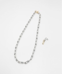LEGENDA | Connected Chain Necklace＆Pierce(ネックレス)