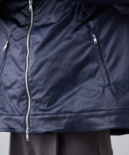 Lui's(ルイス)の「BLADE ダブルライダース(ライダースジャケット・メンズ・ネイビー/ブラック・SMALL/MEDIUM)」の10枚目の写真