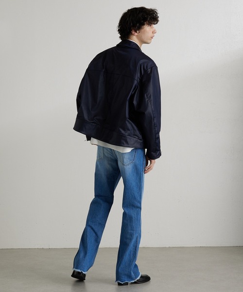 Lui's(ルイス)の「BLADE ダブルライダース(ライダースジャケット・メンズ・ネイビー/ブラック・SMALL/MEDIUM)」の12枚目の写真