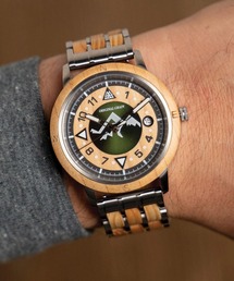 FUZZBOXX Select（ファズボックスセレクト）の「Mountain Range 43mm - Cascades Douglas Fir【Original Grain / オリジナルグレイン】（アナログ腕時計）」