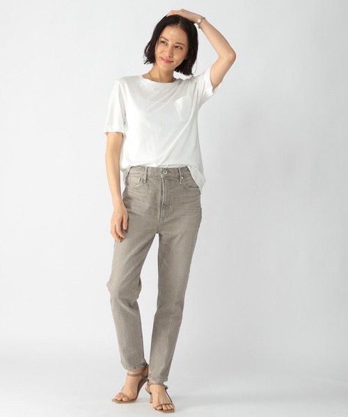 upperhights(アッパーハイツ)の「BARNYARDSTORM / 【upper hights】別注 THE HIGH RISE STELLA(デニムパンツ・レディース・グレー/グレイッシュベージュ・00/0/1/2)」の8枚目の写真