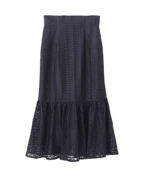 PROPORTION BODY DRESSING（プロポーションボディドレッシング）の「スクエアレースマーメイドスカート / 1212220805（スカート・レディース・パープル/ネイビー/グレー・SMALL/MEDIUM）」の19枚目の写真