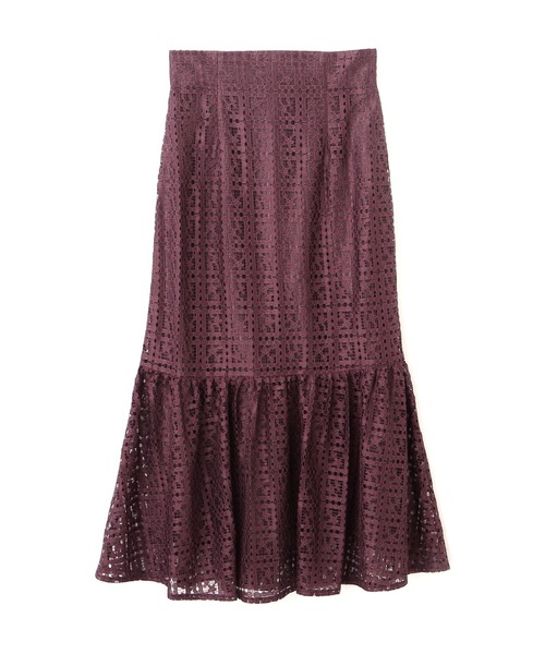 PROPORTION BODY DRESSING（プロポーションボディドレッシング）の「スクエアレースマーメイドスカート / 1212220805（スカート・レディース・パープル/ネイビー/グレー・SMALL/MEDIUM）」の21枚目の写真
